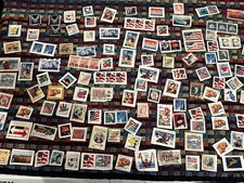 Old american used stamps x143 - old,