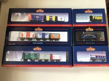 Set of 12 assorted Bachmann OO Gauge Anniversary Vans / Open wagon / Brake Van