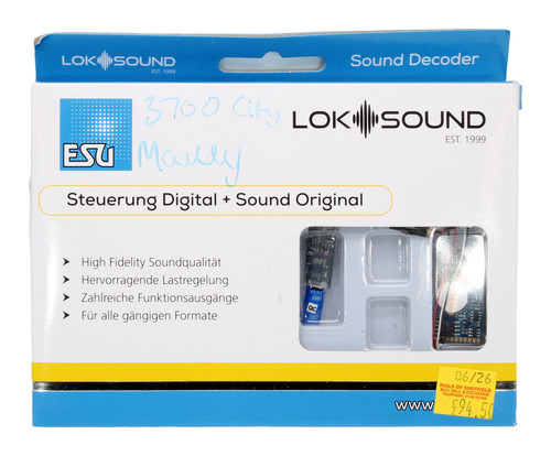 Esu loksound 58419 pin - 58419, v5