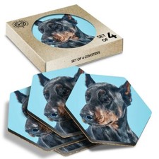 4 x Hexagon Coasters -