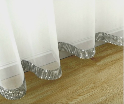 Las vegas eyelet voile - voile, glitter