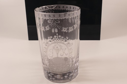 Glass mug circa - circa, 1820