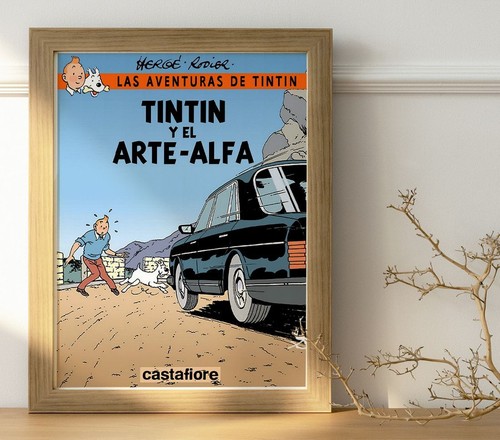 Tintin arte alfa - tintin, cover