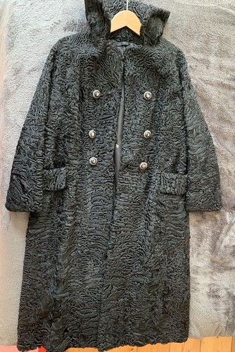 Vintage black astrakhan - vintage,