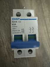 CHINT 63 AMP 2 POLE ISOLATOR MAIN SWITCH CONSUMER UNIT NH4-125