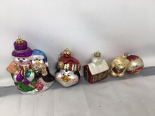 Lot 5 Mercury Glass Ornaments