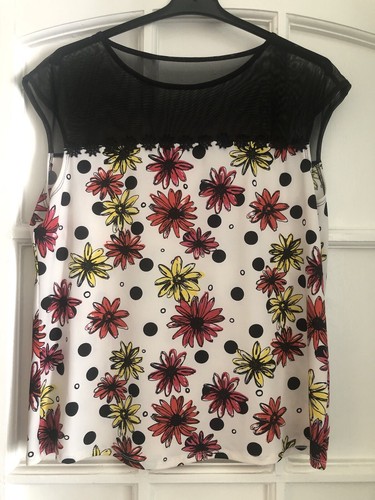 Ladies floral top size 16 - m&co,