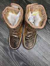 Rubber Duck Snow Joggers Snow Boots Gold New Size 5.5 Infants EU 22 New No Box