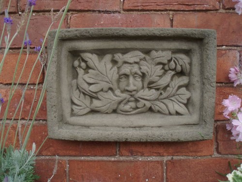 Stone garden green man - garden,