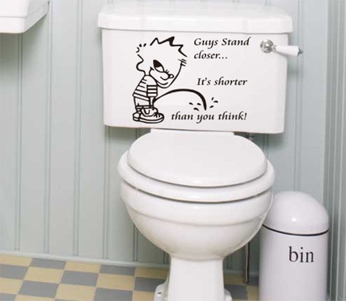 Bathroom vinyl sticker home - vinyl,