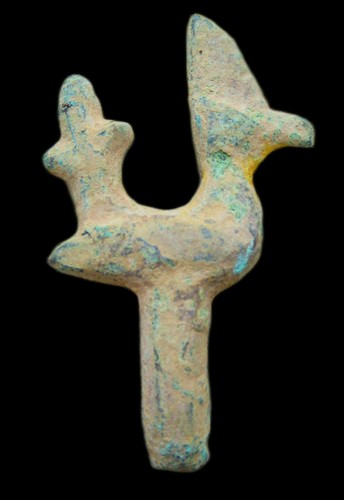Ancient roman bronze eagle - bronze,
