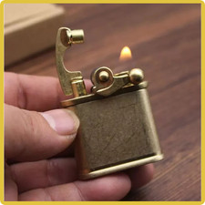 Kerosene brass vintage lighter - kerosene,