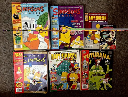 Simpsons comics bulk lot - simpsons,