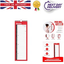 2026 Slim Spiral-Bound Wall