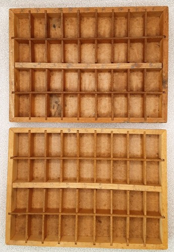 Vintage wooden printer - 2,