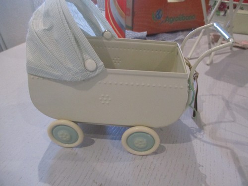Maileg blue pram - maileg,