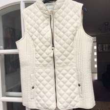 Joules Cream Quilted Gilet Size 14 Excellent condition. Chest 40” length 26”