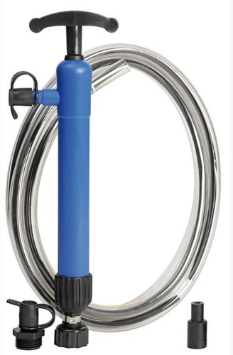 Double acting oil drain - acting, pump