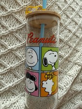 Peanuts Snoopy Glass Tumbler