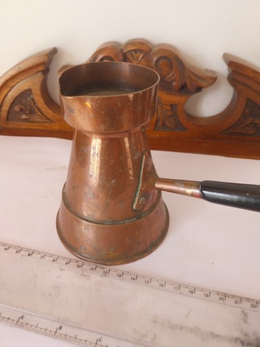 Eti brass coffee pot stove - brass, top