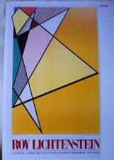 Roy Lichtenstein 1987/89 ART / Leo Casteelli Poster 20.8X 34.7cm Pop Art.   C:91