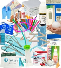 Whelping Kit Complete Pup Lactol Milk Suction Mucus Extractor Cord Clamps Iodine