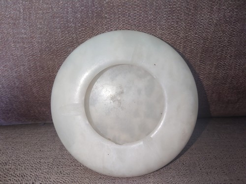 Cream onyx marble ashtray - cream,