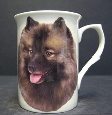 Keeshond Dog Head B/F Fine