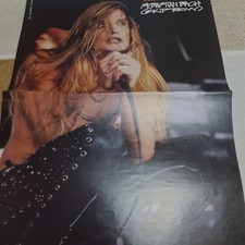 A3 large SEBASTIAN BACH SKID ROW / CHRIS ROBINSON BLACK CROWES  POSTER KERRANG 