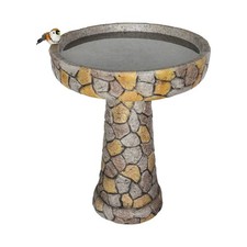 Outdoor Bird Bath, 24"H x