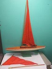 Large Old Vintage Wood Model