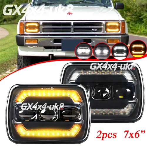 Pair 5x7 7x6 - 5x7/7x6'', headlights