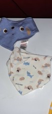 Mothercare animal bib + blue