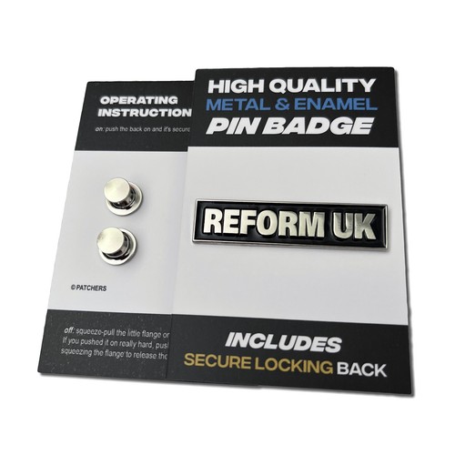 Silver metal black enamel - &,