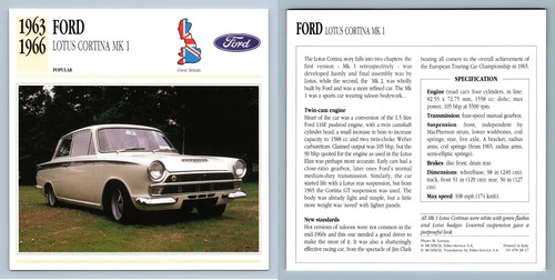 Ford lotus cortina i - lotus,