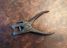 Stunning Eyelet Pliers by W Schollhorn Co, New Haven, Conn. Dated 1901