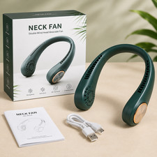 Portable rechargeable neck fan - rechargeable,