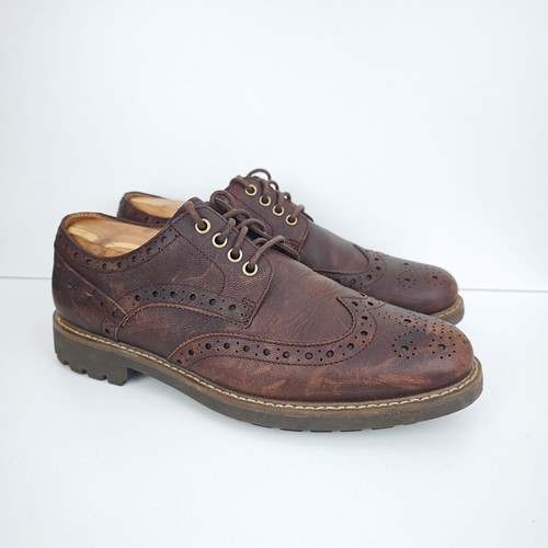 Clarks brown brogues - clarks, uk