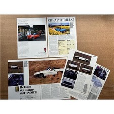 RELIANT  SCIMITAR SST MEMORABILIA Original motoring press advert from 1990 + 6 p