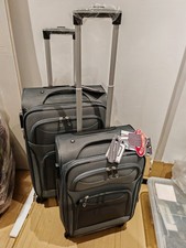 20" + 24" Fabric Case Suitcase 2 Piece Luggage Set Super High Quality & Strong