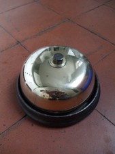 Antique Smart large working cast iron and brass electrical bell