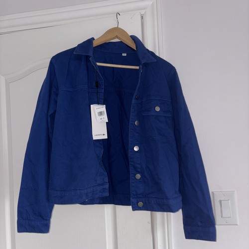 Lacoste denim jacket - denim, royal