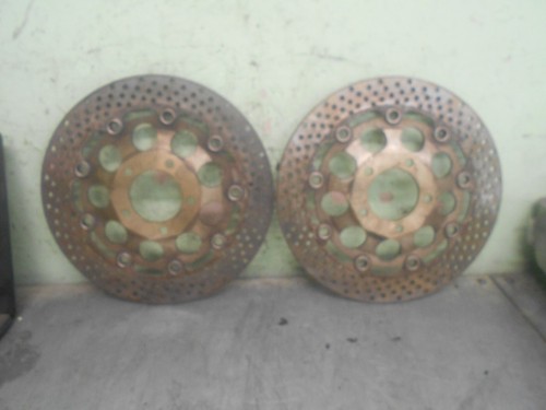 Suzuki gsxr 400 front discs - suzuki, k