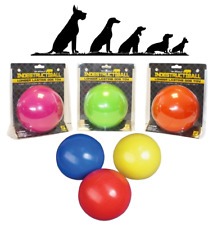 Indestructible Ball Dog Toy Solid Boomer Ball Tough Durable Heavy Duty + Floats