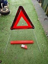 warning triangle car