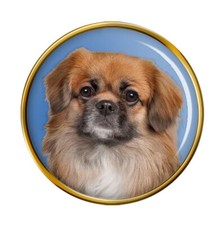 Tibetan Spaniel Dog Lapel Pin