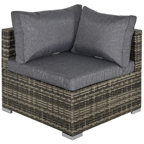 Rattan wicker corner sofa - pe,