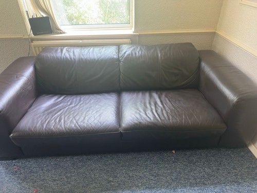 Two large dark brown - two,