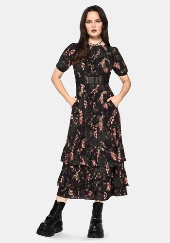 Disturbia noctua midi - noctua, dress