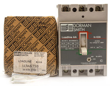 DORMAN SMITH LLBAAT63 LOADLINE AA MCCB 63 AMP TRIPLE 3 PHASE 63A PAT63 LLBAMT63